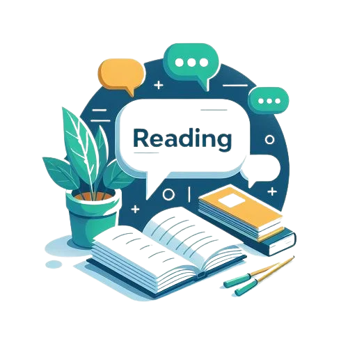 TOEFL Reading: A Comprehensive Guide 4 Books and a plant