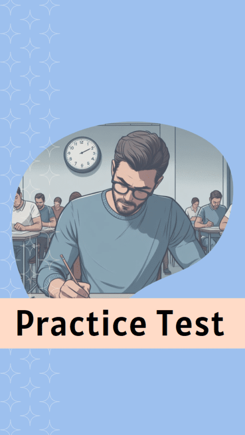 CAE reading part 7 - Practice Test 5 Man taking Cambridge C1 Advanced CAE Reading Practice Test